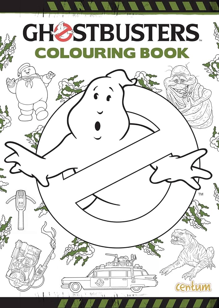 Ghostbusters doodle louring book centum books books