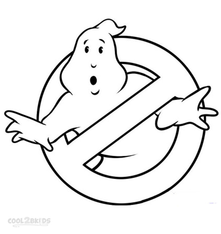 Printable ghostbusters coloring pages for kids