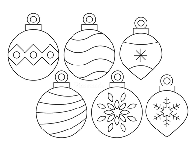 Printable christmas ornaments coloring pages blank templates printable christmas ornaments christmas ornament template christmas ornament coloring page