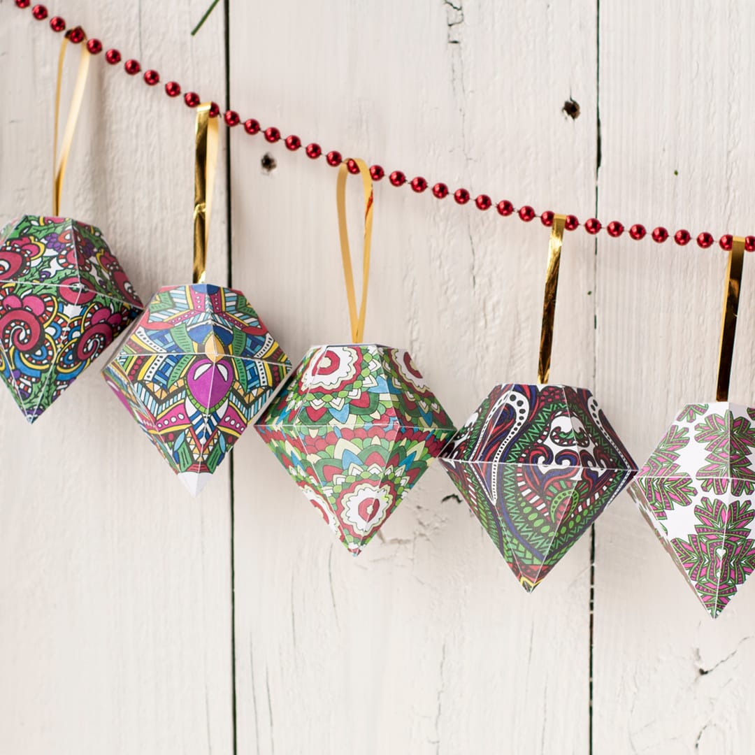 Printable christmas ornaments