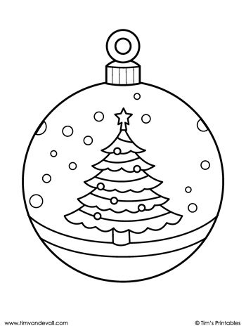 Printable paper christmas ornament templates â tims printables