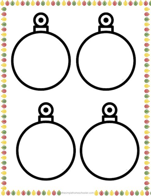 Best printable christmas ornaments free beautiful