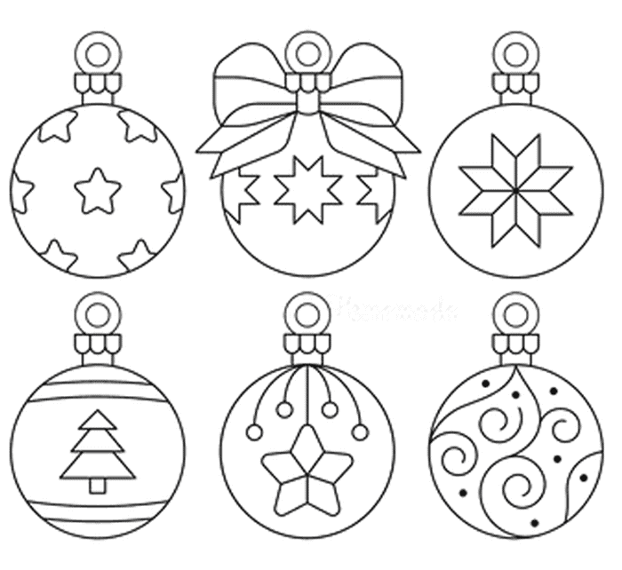 Easy christmas ornament template printable fun crafts