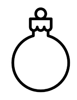 Blank christmas ornament template christmas ornament coloring pages ornaments