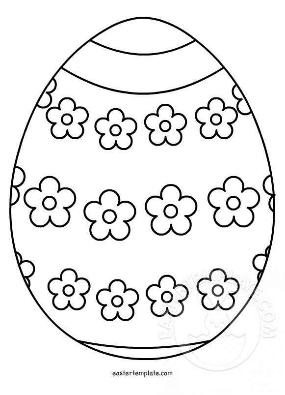 Easter egg decorating coloring page