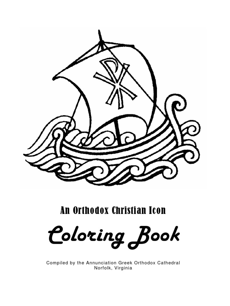 Orthodox christian icon coloring book pdf eastern orthodox church icon