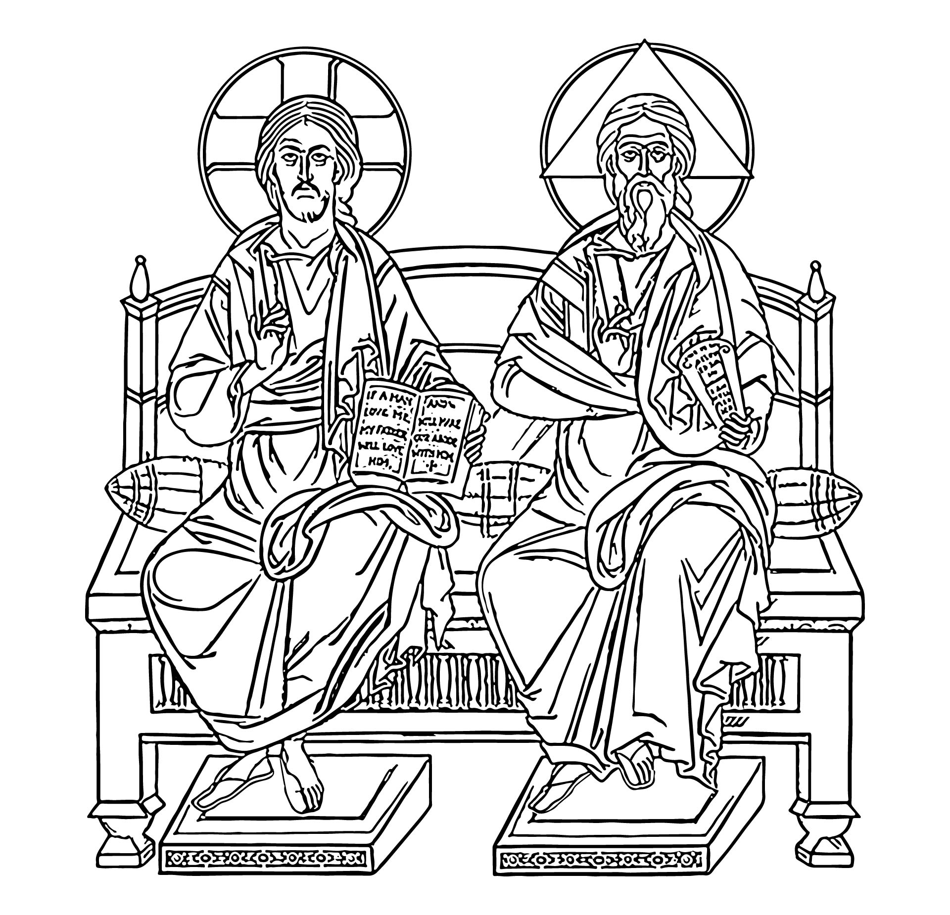 Best orthodox coloring pages printable pdf for free at