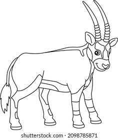 Oryx coloring book images stock photos d objects vectors