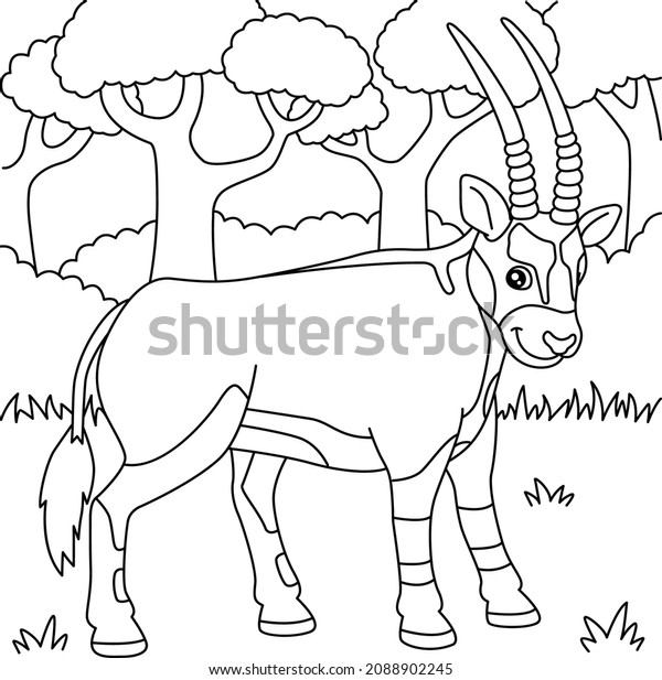 Oryx coloring book images stock photos d objects vectors