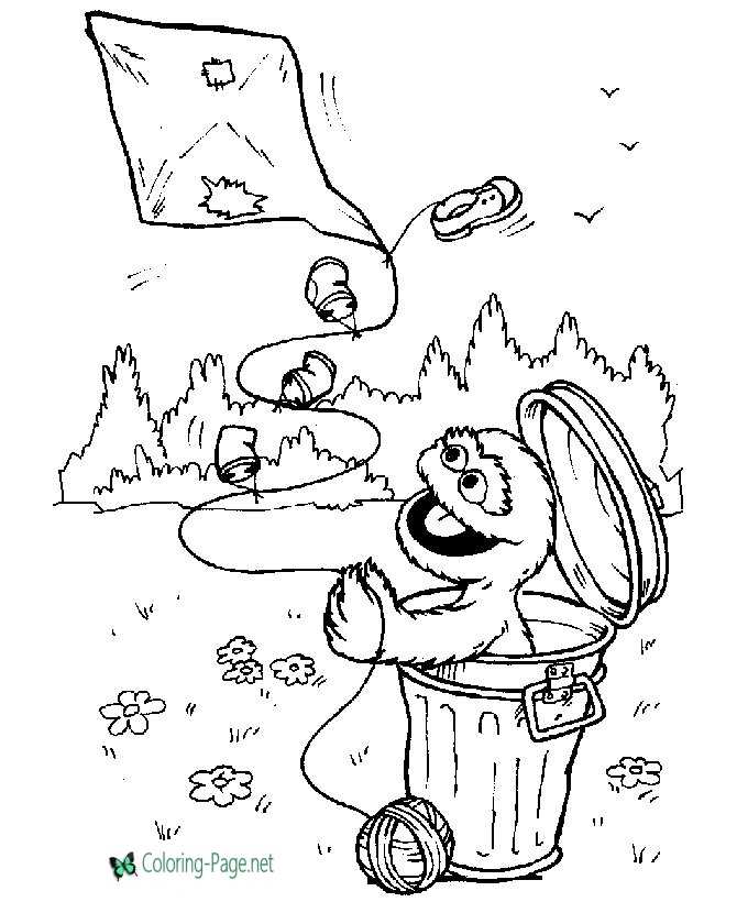 Sesame street coloring pages