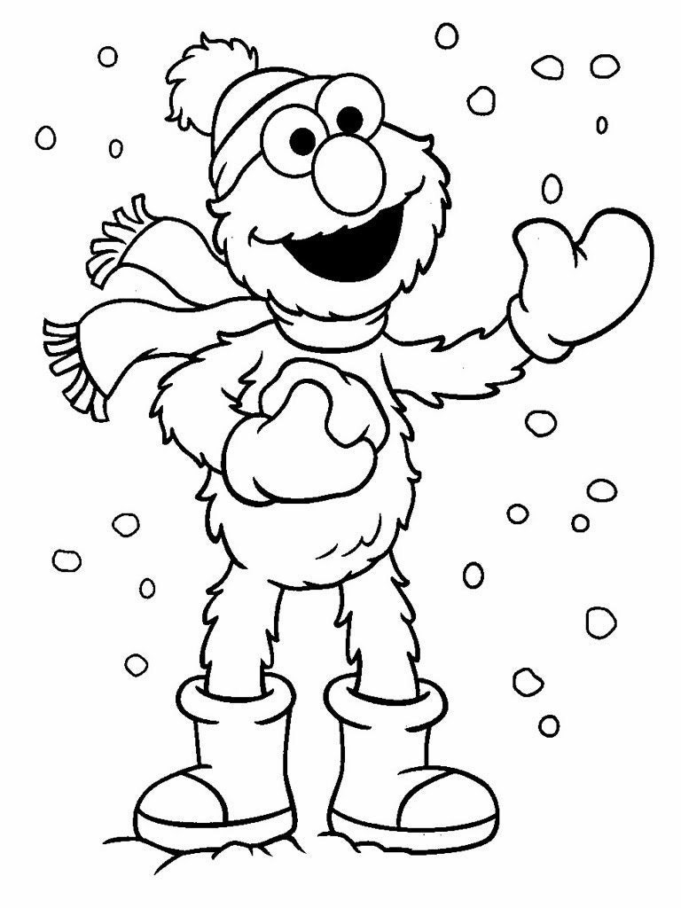 Elmo coloring sheets