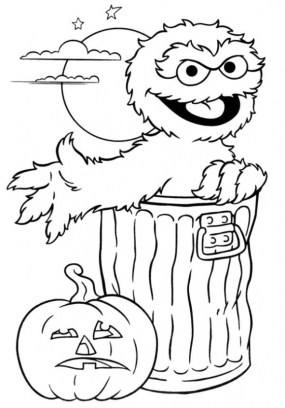 Free printable sesame street coloring pages