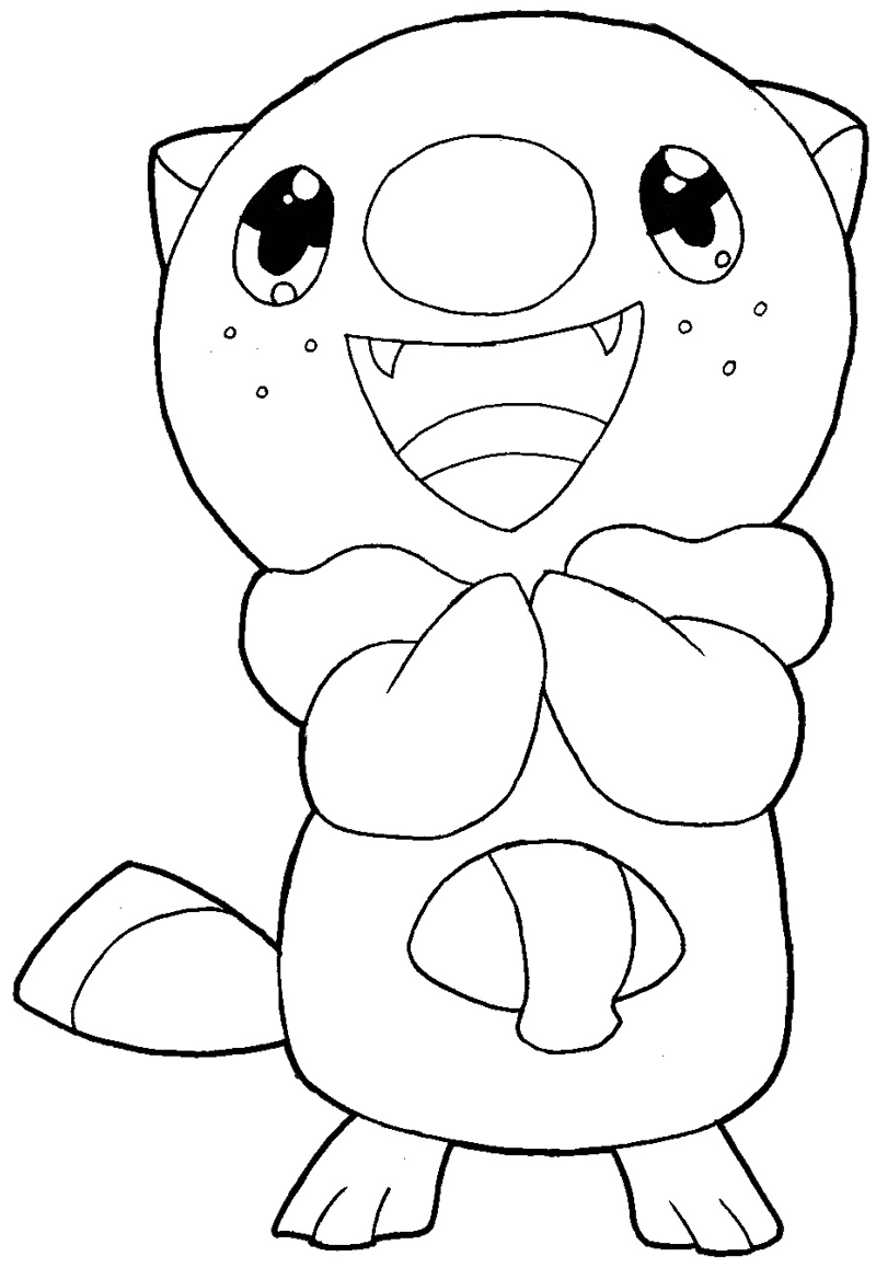 How to draw oshawott from pokãmon with easy step by step drawing tutorial