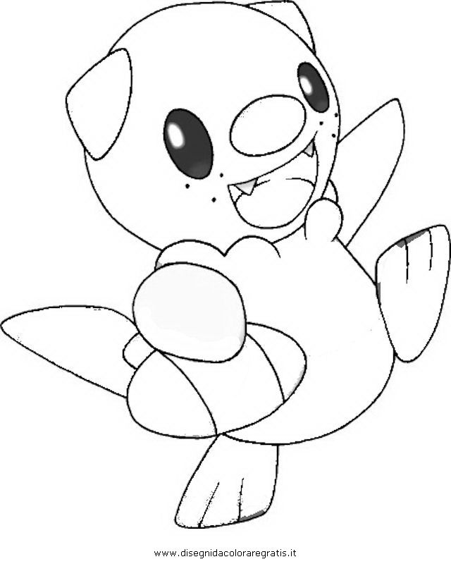 Pokemon coloring pages oshawott