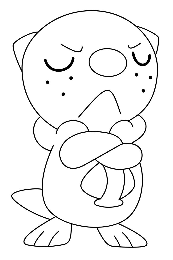 Oshawott coloring pages pdf to print