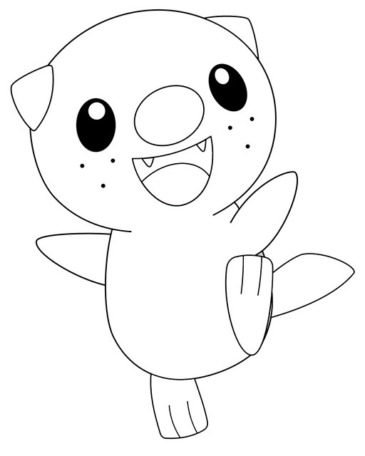 Nude oshawott line art ryan smith