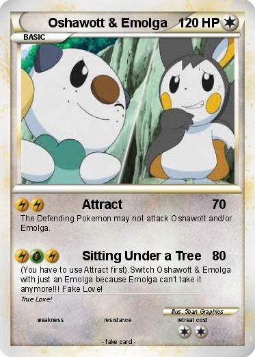 Pokemon oshawott emolga