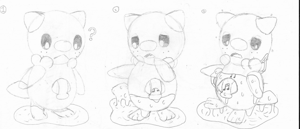 Oshawott tempo rubber tf sketch by squeakyskitty