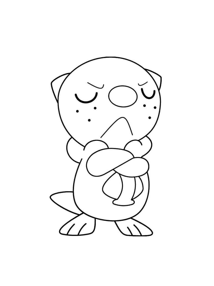 Oshawott pokemon coloring pages