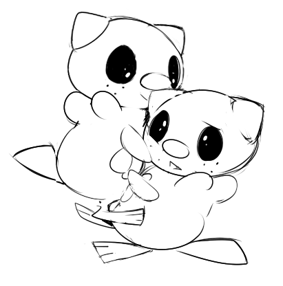 Oshawott cuddle â