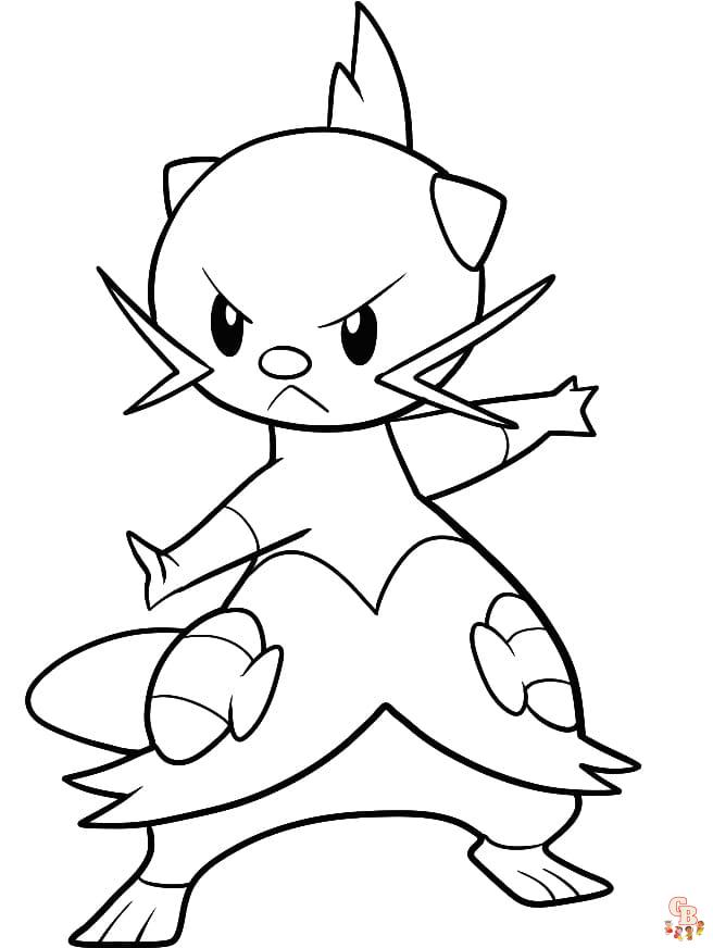 Fun and educational dewott coloring pages