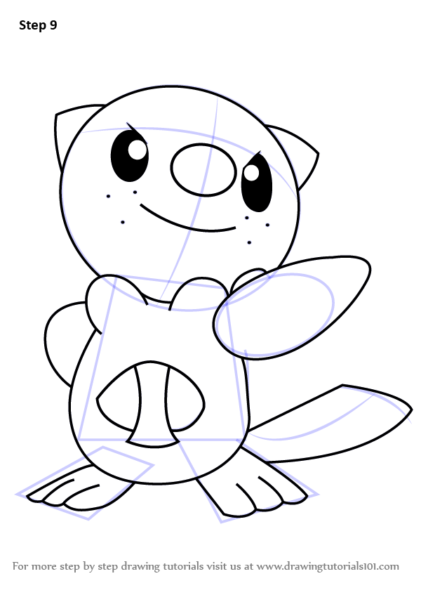 How to draw oshawott from pokemon pokemon step by step