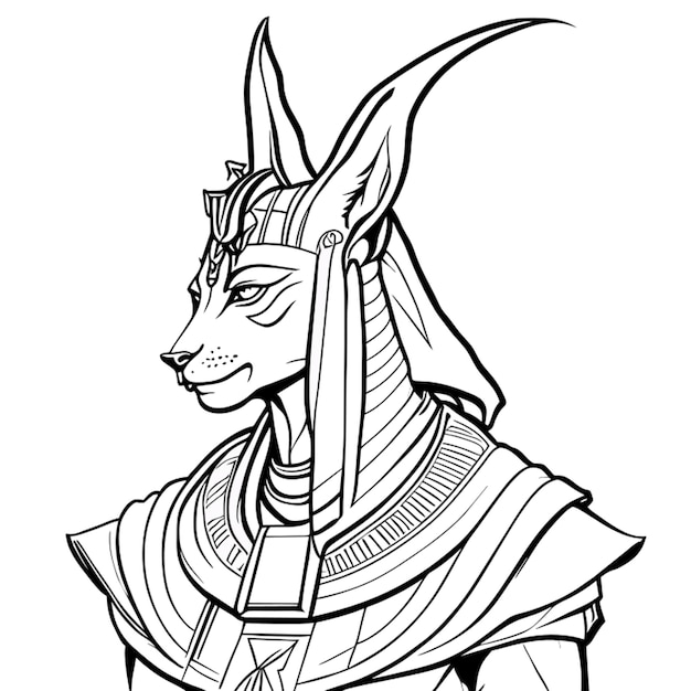 Premium vector egyptian god osiris art by glen keane by loius van barlee loish drawingslaia lopez talent artwo