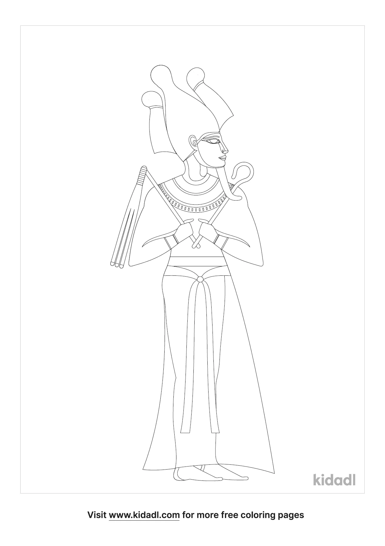 Free osiris coloring page coloring page printables