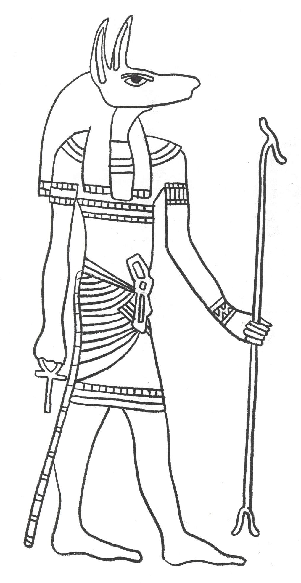 Free printable ancient egypt coloring pages for kids