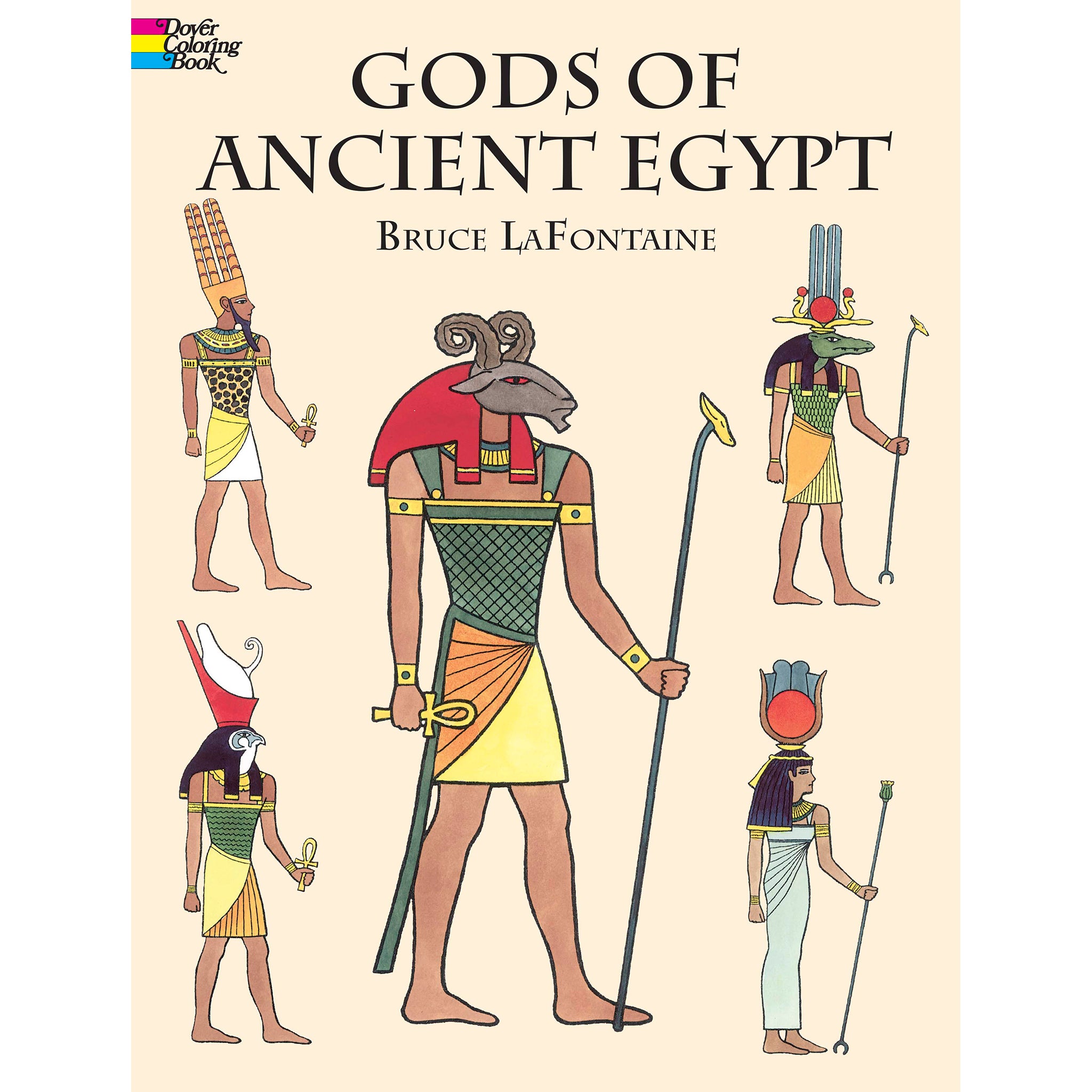 Gods of ancient egypt coloring book