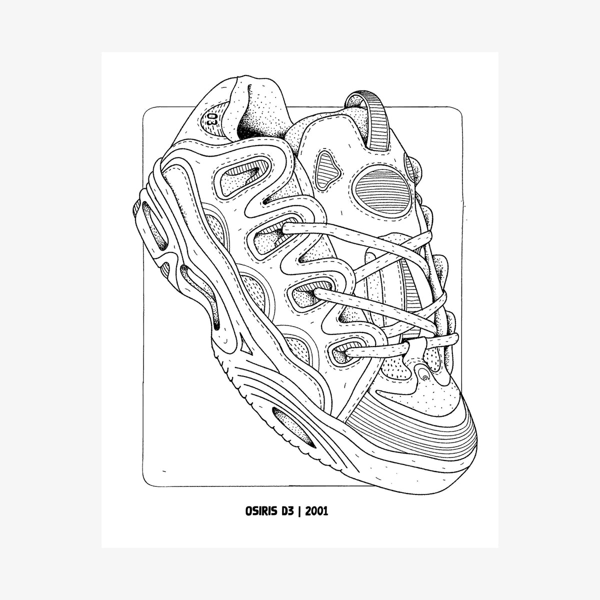 Sneaker colouring book