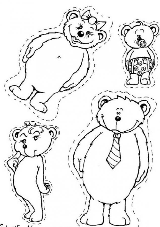 Bear coloring pages