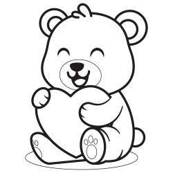 Teddy bear coloring pages