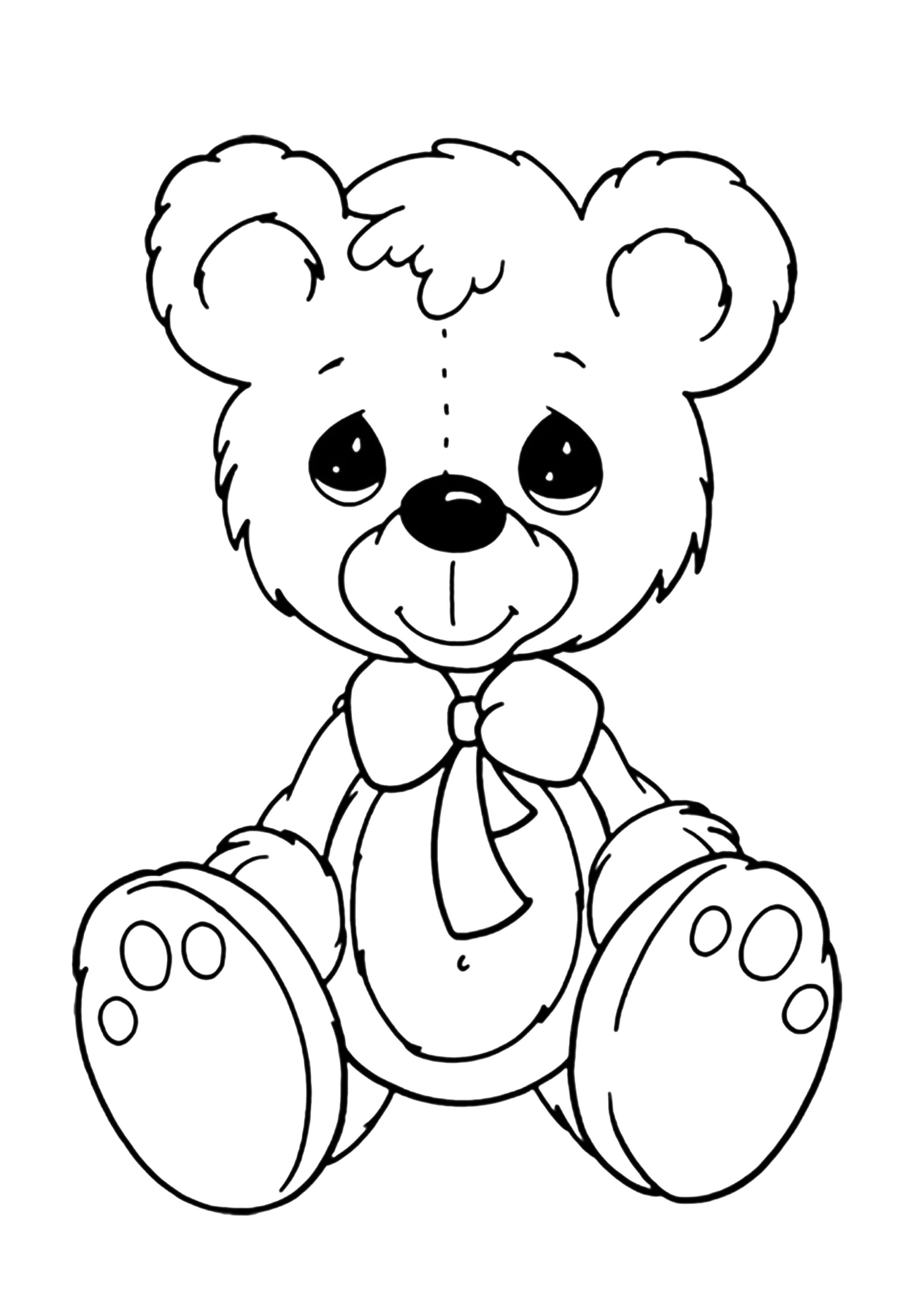 Teddy bear coloring pages