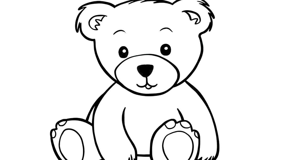 Fondo oso de peluche para colorear oso de peluche para colorear oso de peluche para colorear