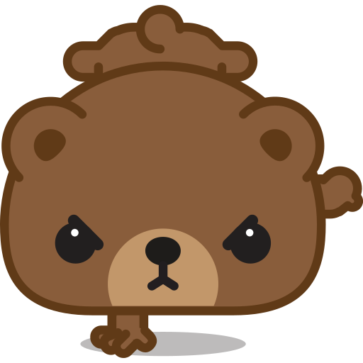 Stickers de oso de peluche