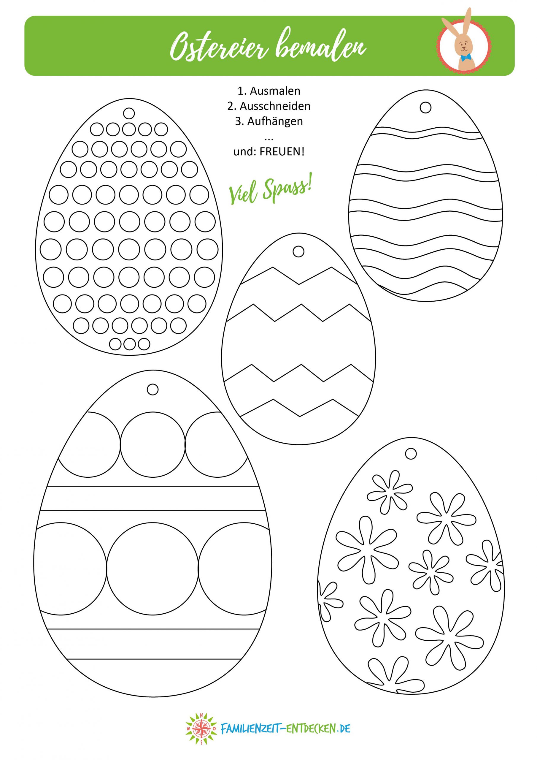 Ostereier bemalen mit rãtte hãschen â familienzeit
