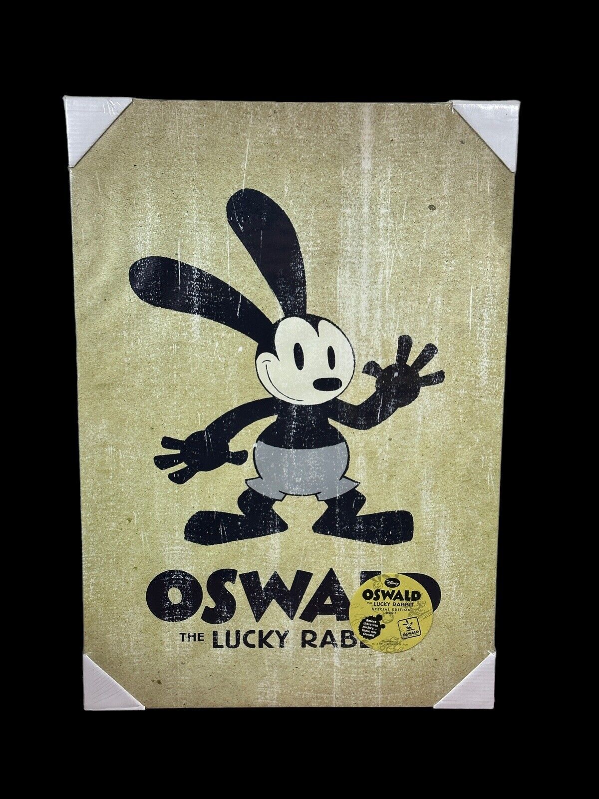 Disney limited edition oswald the lucky rabbit canvas new sealed x