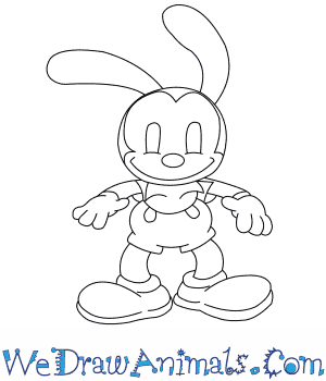 How to draw oswald the lucky rabbit