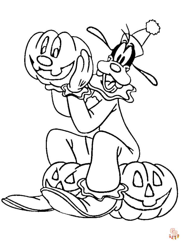 Free mickey mouse coloring pages for kids