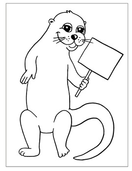 Otter coloring pages for kids celebrate otter world day wildlife education