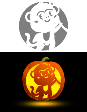 Free printable animal pumpkin stencils page