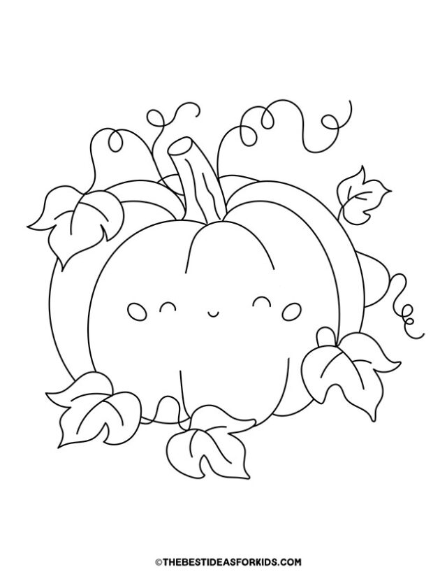 Pumpkin coloring pages free printables
