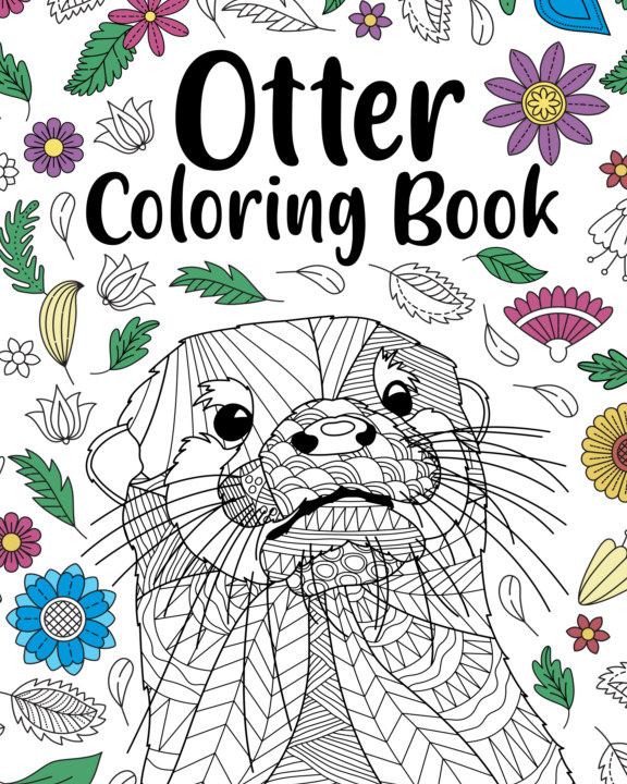 Otter coloring book by paperland books