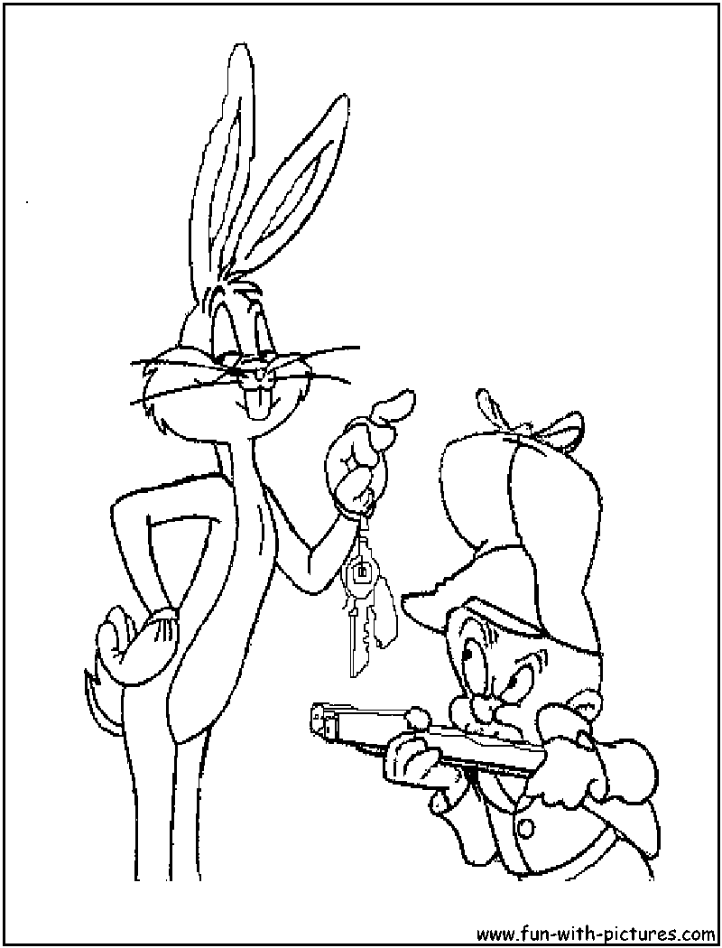 Bugs bunny coloring pages