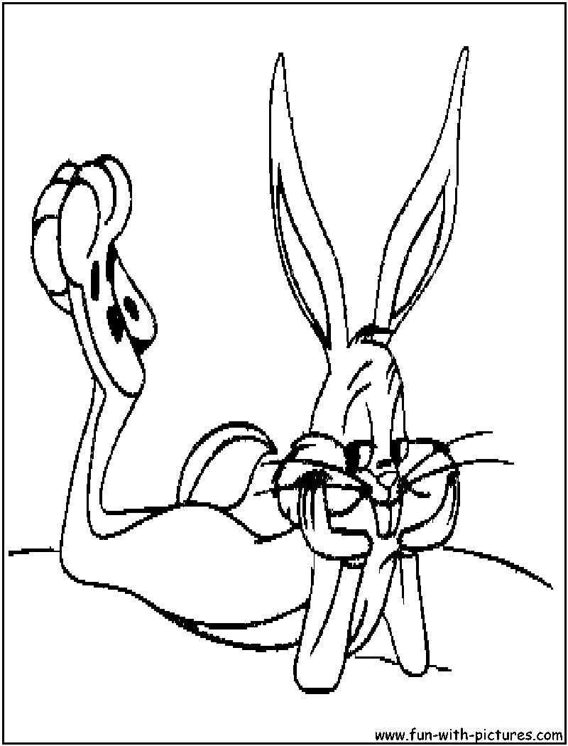 Bugs bunny coloring pages