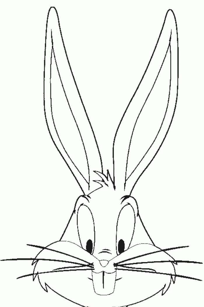 Bugs bunny coloring page