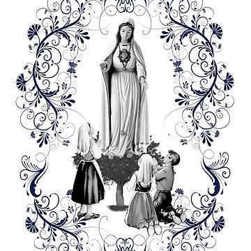 Apparition of our lady of fatima photographic print for sale by alinerope