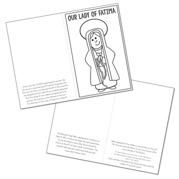 Our lady of fatima biography mini book in formats catholic resource