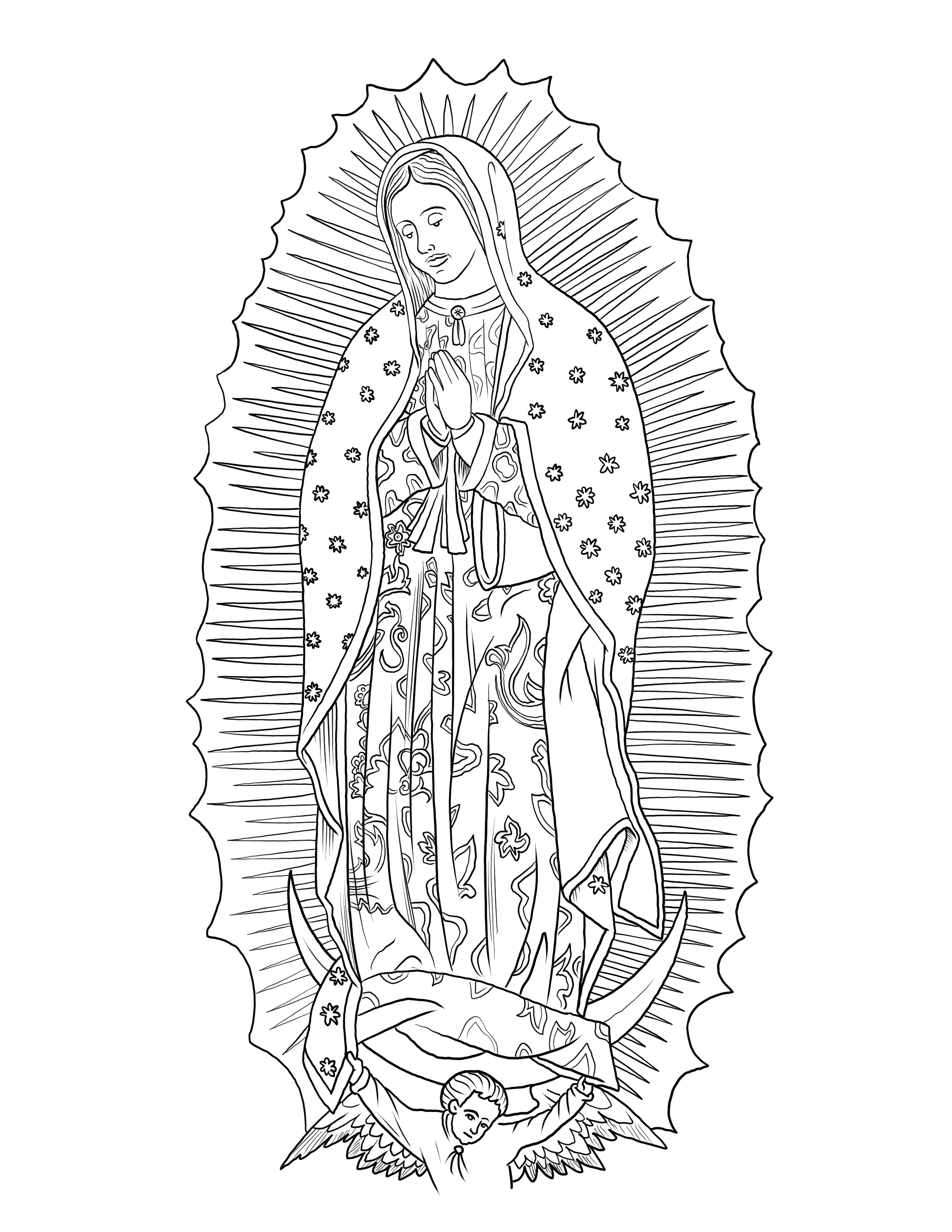 Catholic coloring book pages